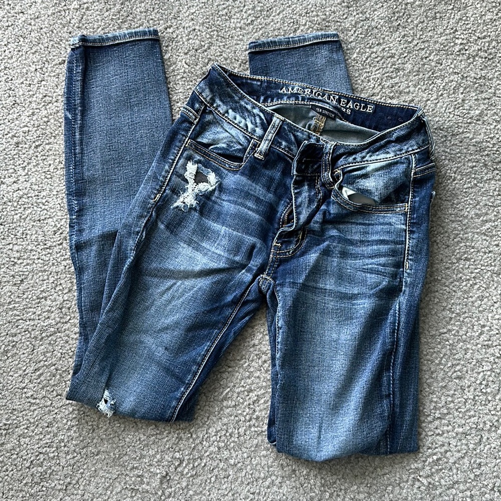 00 regular American eagle super stretch jegging